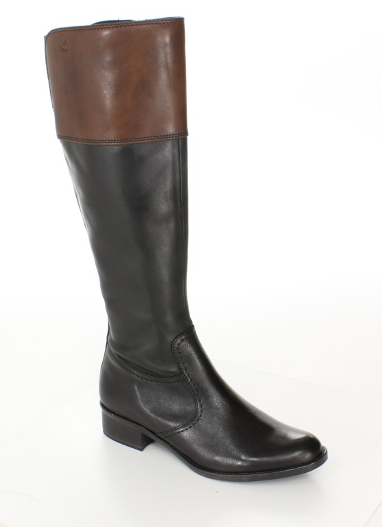 Caprice Kozaki 9-25521-23 BLK Ant/Cognac