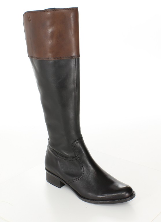 Caprice Kozaki 9-25521-23 BLK Ant/Cognac