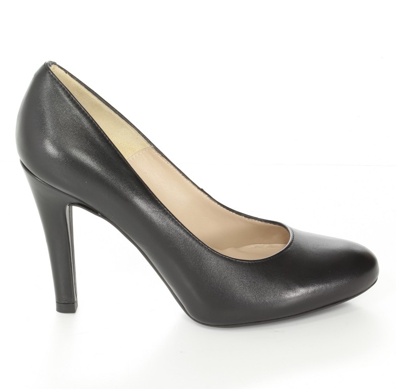 Unisa Czółenka Pauline Black Napa Silk 