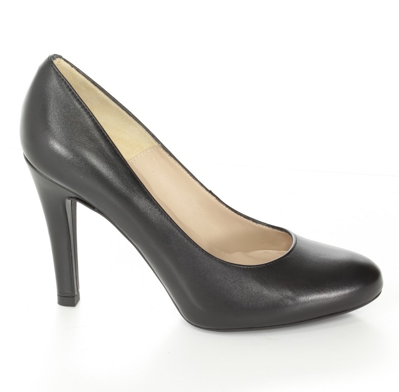 Unisa Czółenka Pauline Black Napa Silk 