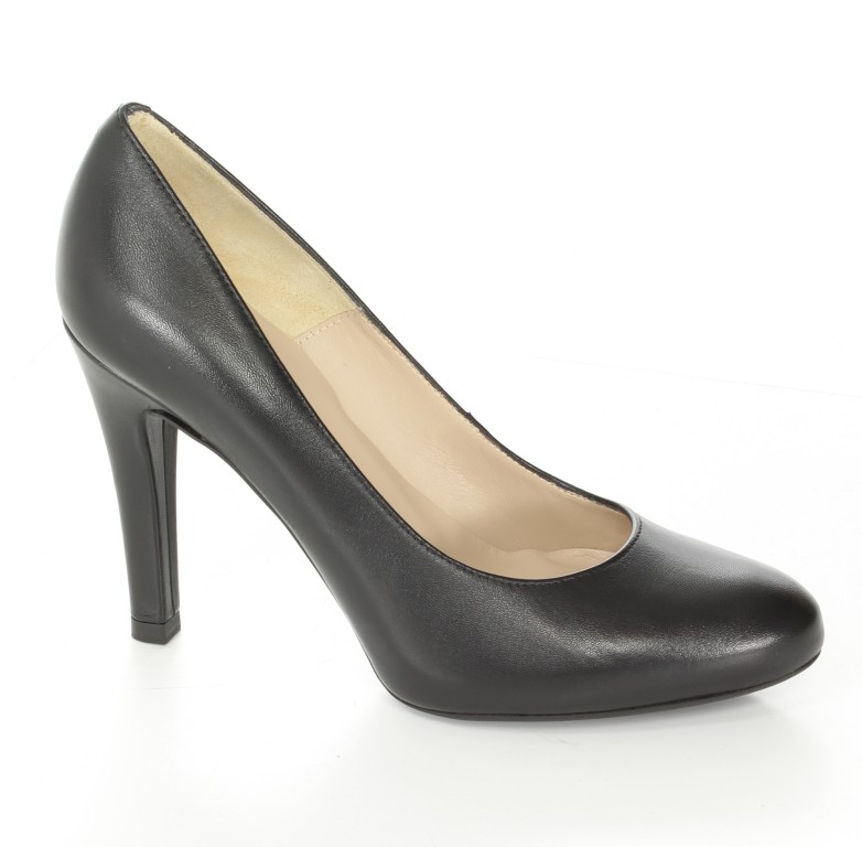 Unisa Czółenka Pauline Black Napa Silk 