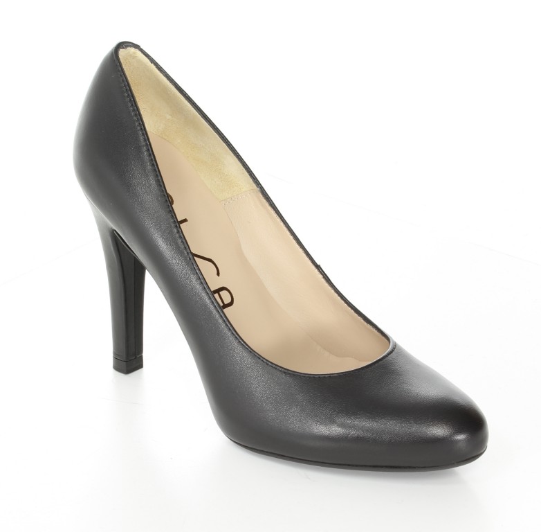 Unisa Czółenka Pauline Black Napa Silk 