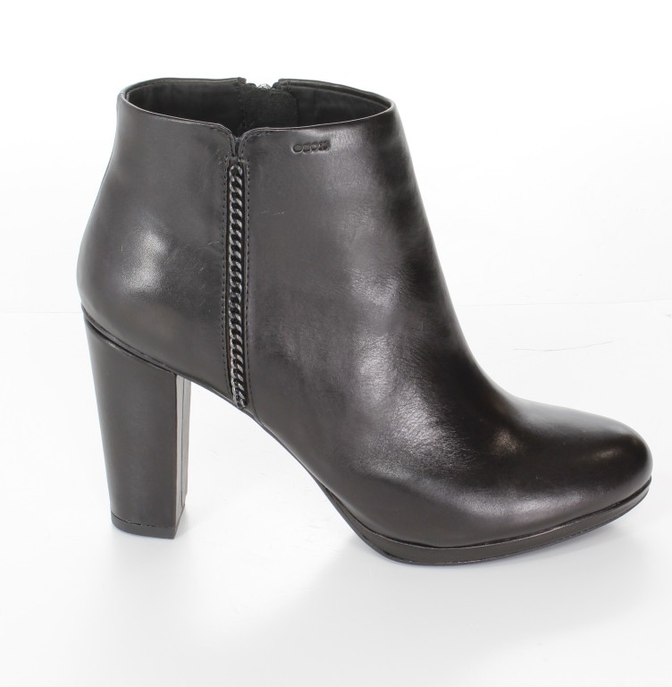 Geox Botki D44L1B Czarny