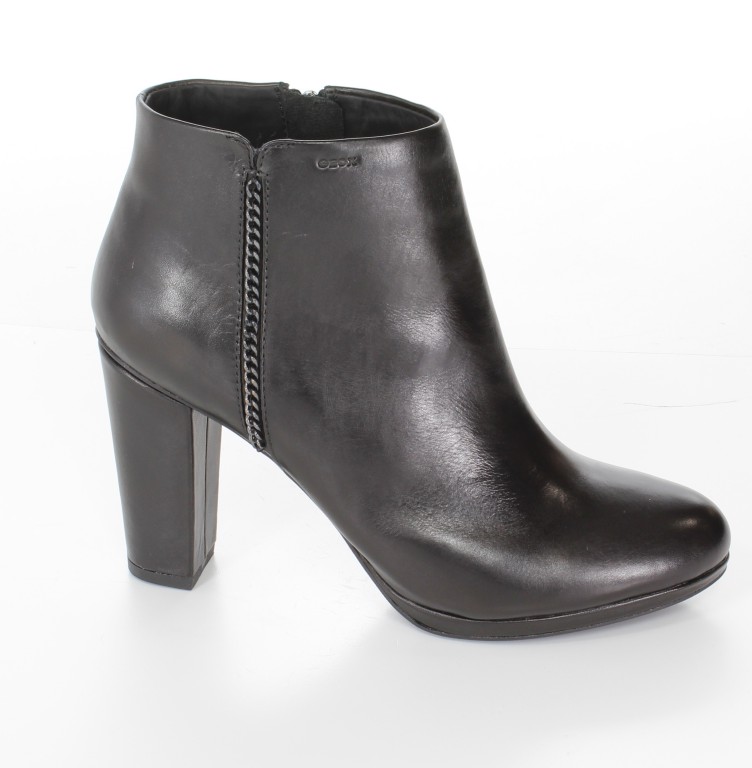 Geox Botki D44L1B Czarny