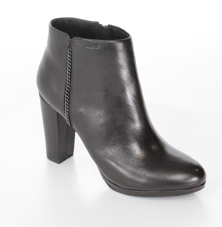 Geox Botki D44L1B Czarny