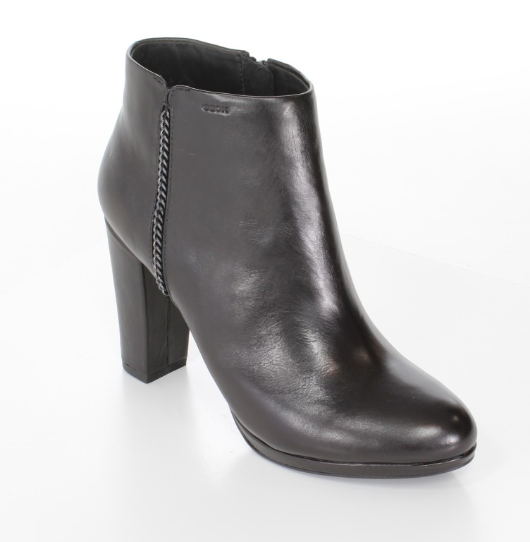 Geox Botki D44L1B Czarny