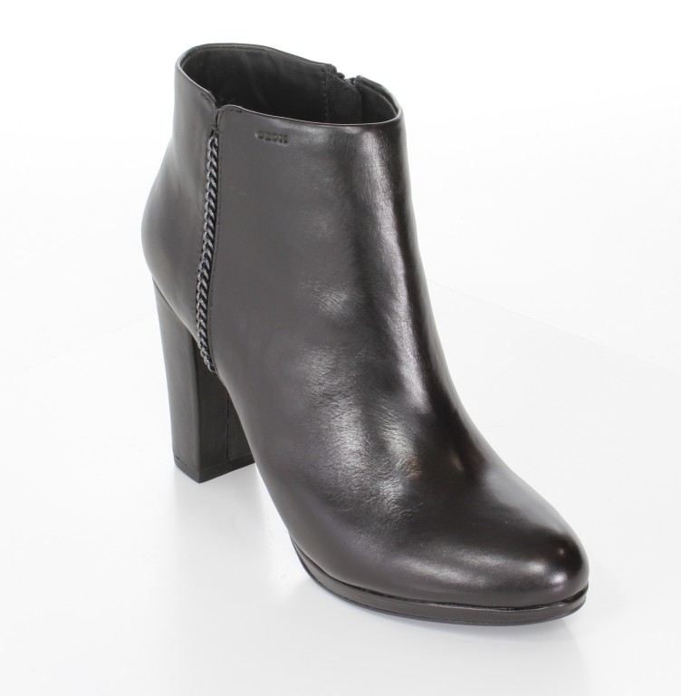 Geox Botki D44L1B Czarny