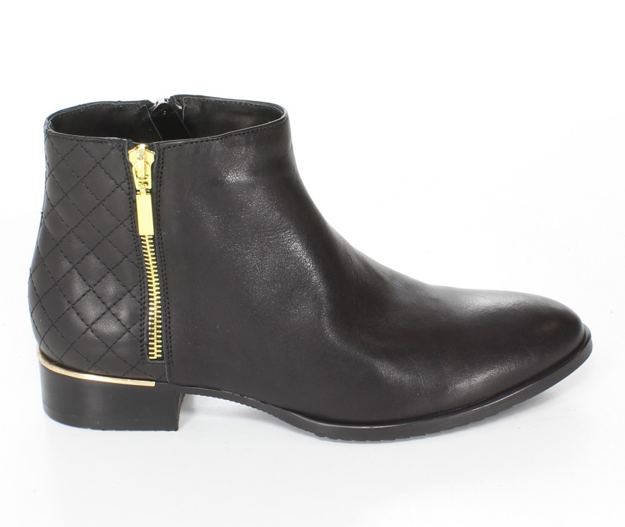 Mr.Tops Botki 1960 Nero/Gold