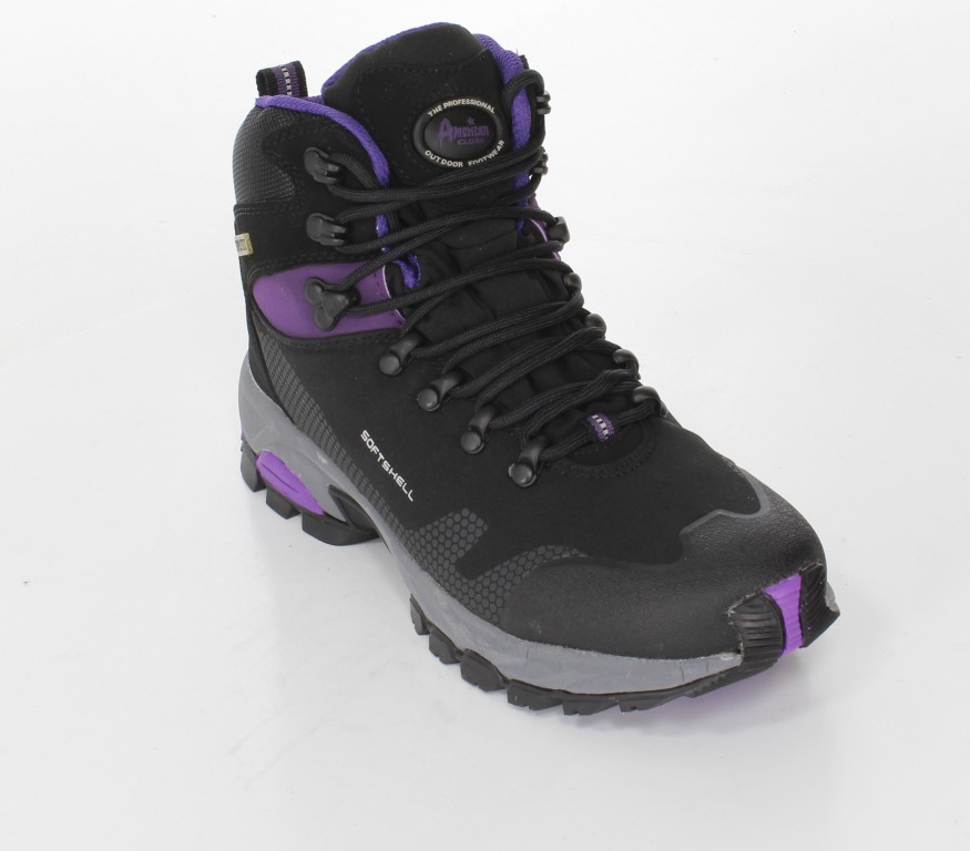 American Trekkingowe 201H369  Black/Purple