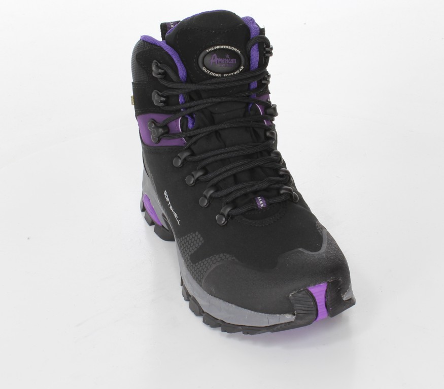 American Trekkingowe 201H369  Black/Purple