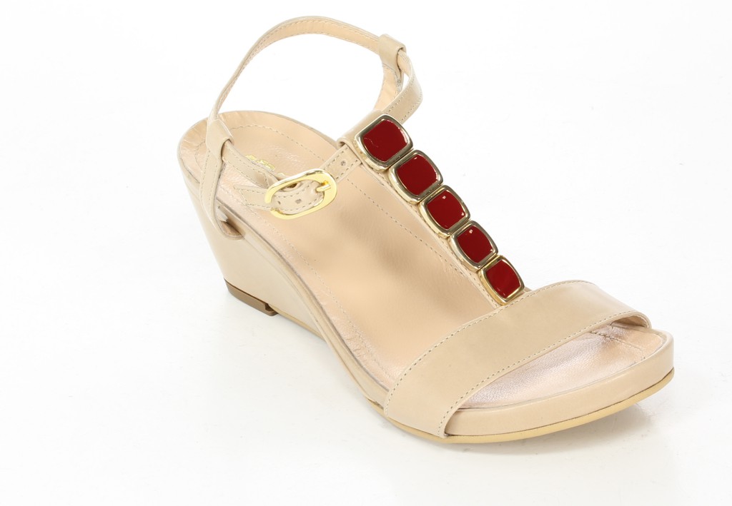 Conhpol-Bis Sandały B-2070 Beige