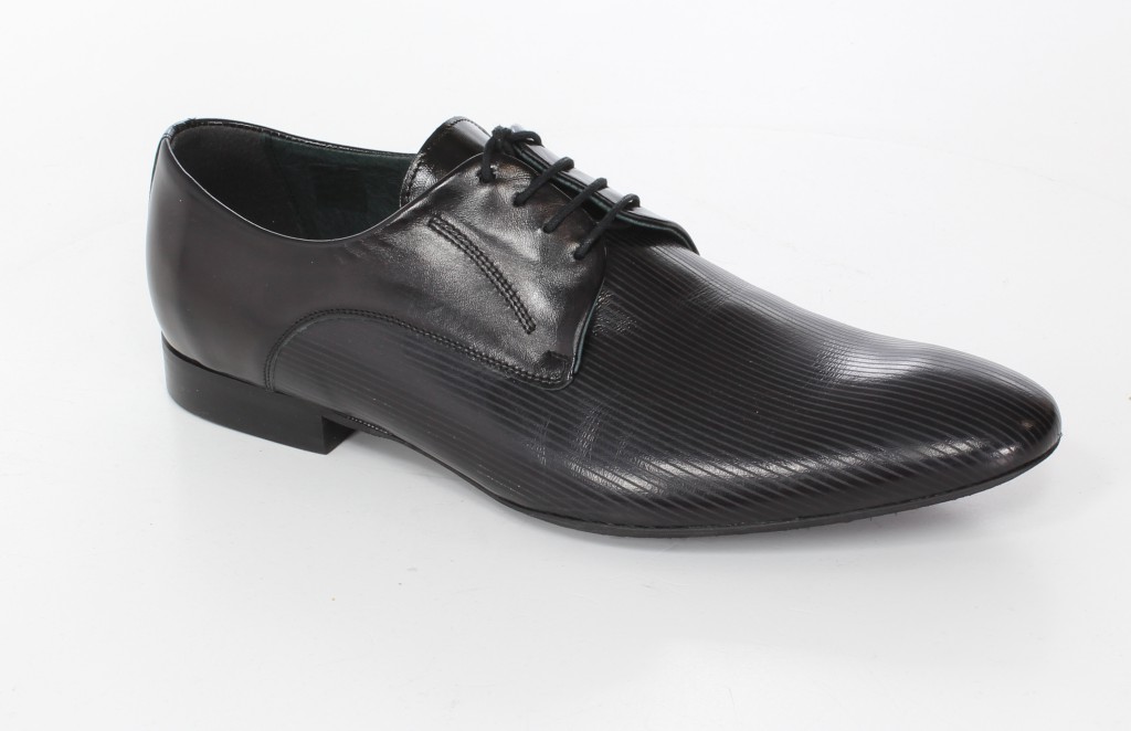 Conhpol Półbuty C-2877L  Czarny 