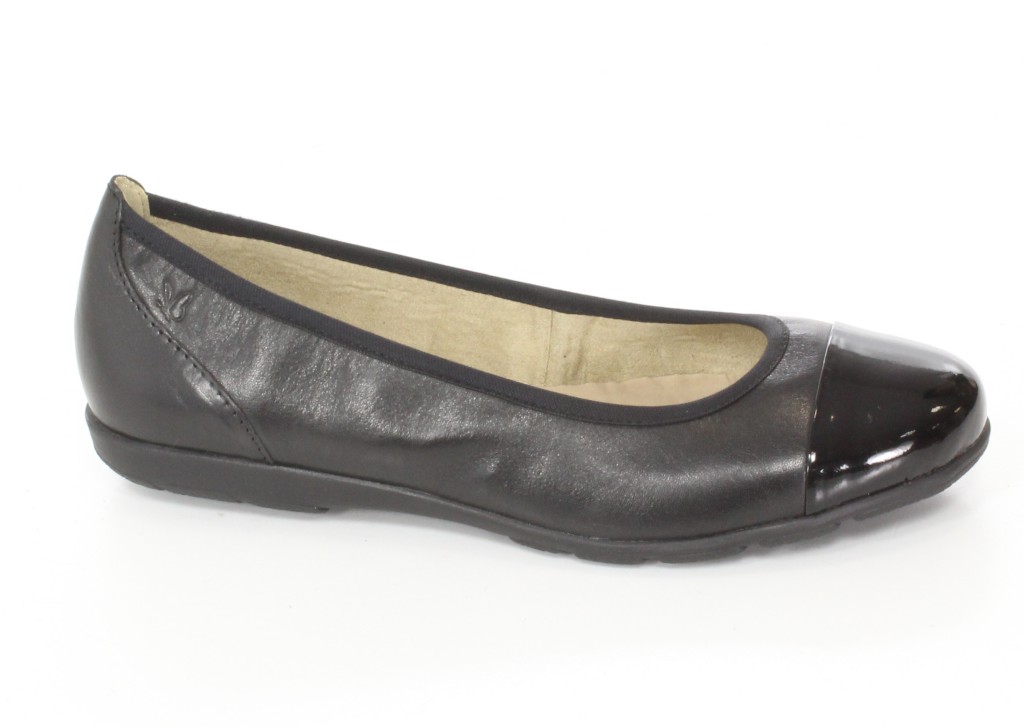 Baleriny Caprice 9-22150-24 Black/BLK Pat