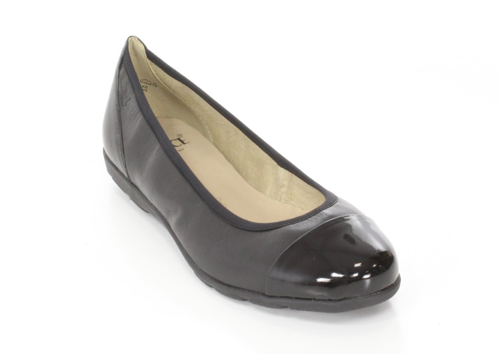 Baleriny Caprice 9-22150-24 Black/BLK Pat