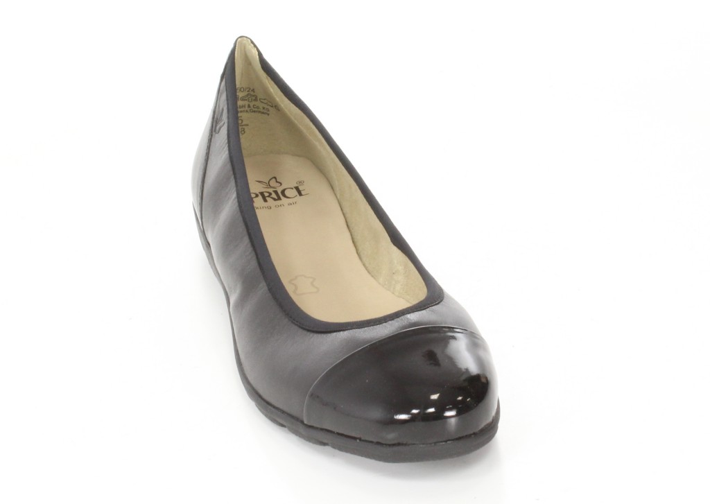 Baleriny Caprice 9-22150-24 Black/BLK Pat
