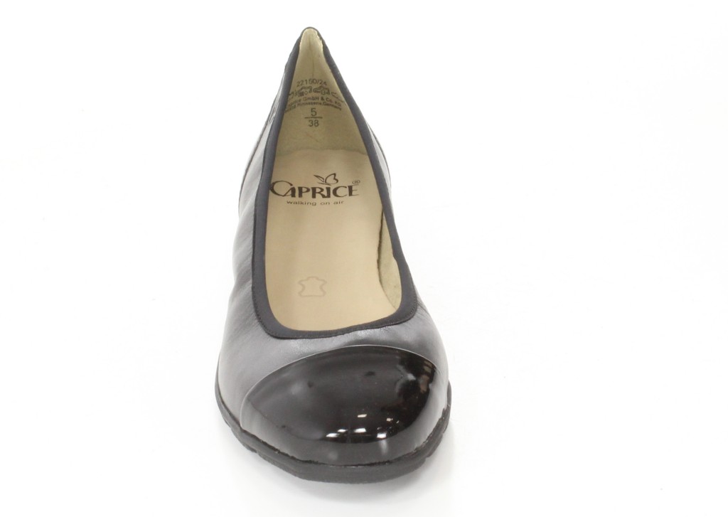 Baleriny Caprice 9-22150-24 Black/BLK Pat