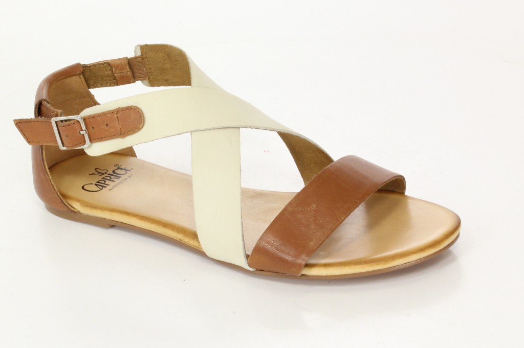 Caprice Sandały 9-28104-24 Cognac 