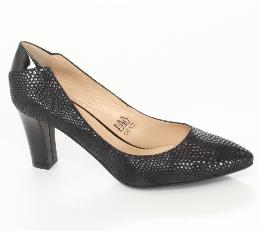 Conhpol-Bis Czółenka B-2706/1 Nero