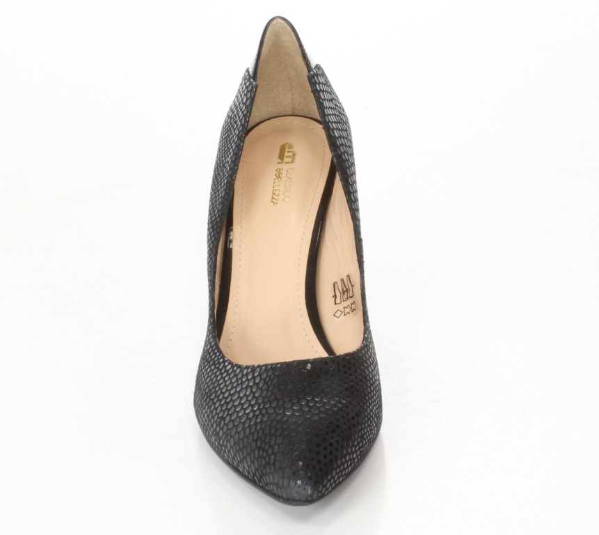 Conhpol-Bis Czółenka B-2706/1 Nero