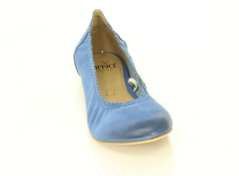 Caprice Baleriny 9-22108/24 Blue Nubuc