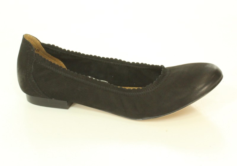 Caprice Baleriny 9-22108/24 Black Nubuc