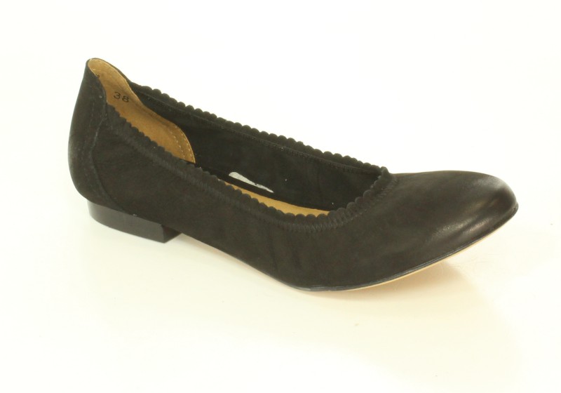 Caprice Baleriny 9-22108/24 Black Nubuc