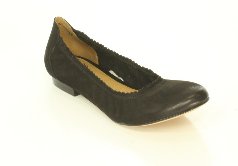 Caprice Baleriny 9-22108/24 Black Nubuc