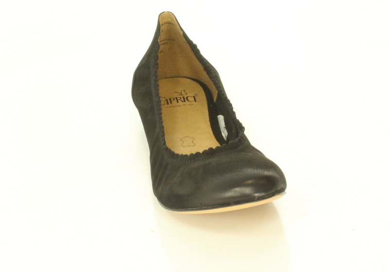 Caprice Baleriny 9-22108/24 Black Nubuc