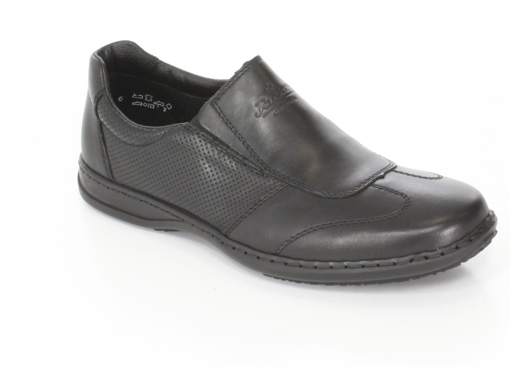 Rieker Półbuty 01365-00 Black
