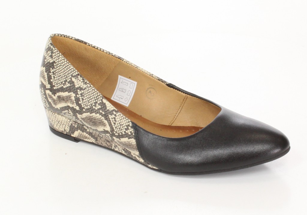 Maciejka Czółenka 01995-32/00-1 Czarny Boa