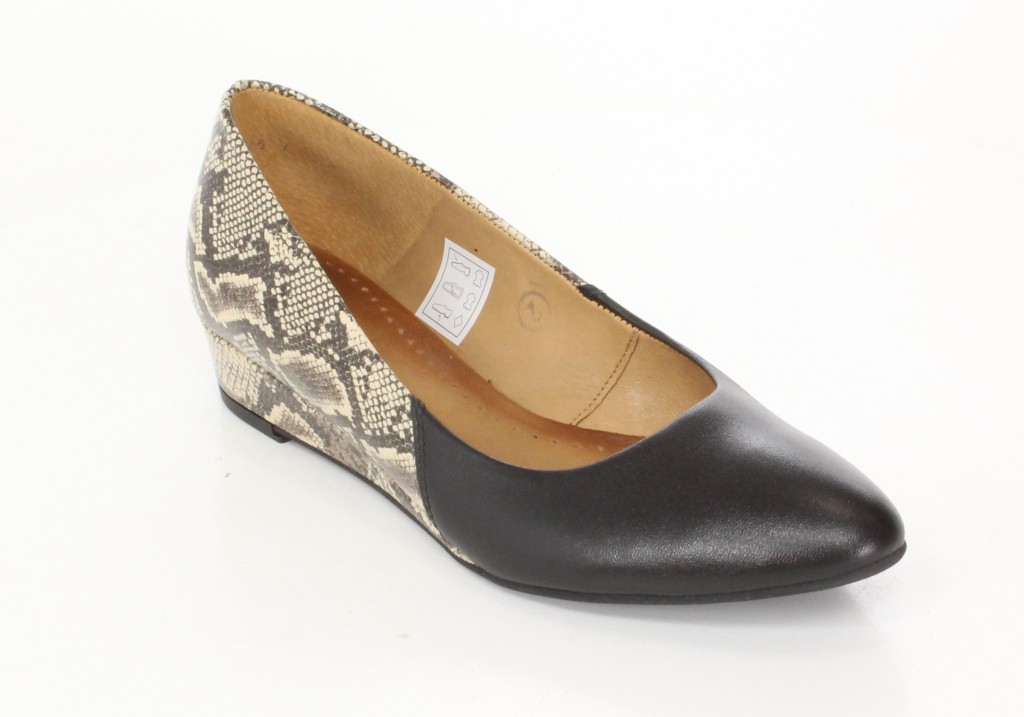 Maciejka Czółenka 01995-32/00-1 Czarny Boa