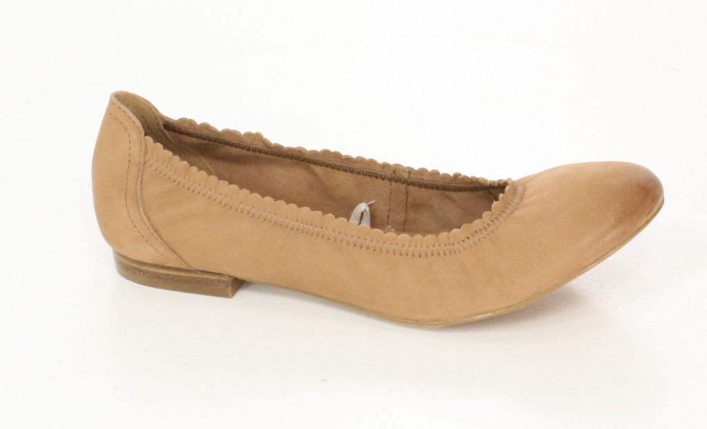 Caprice Baleriny 9-22108/24 Sand Nubuc