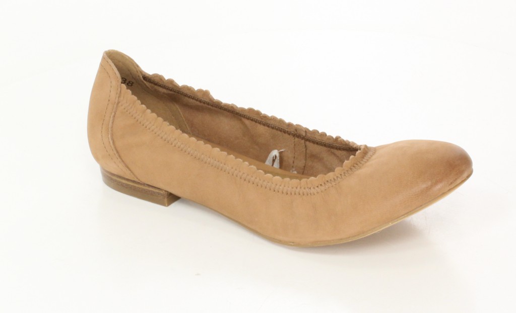 Caprice Baleriny 9-22108/24 Sand Nubuc
