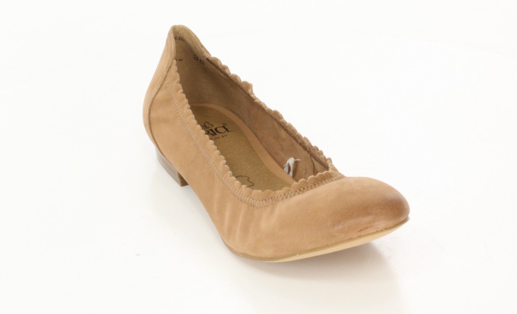 Caprice Baleriny 9-22108/24 Sand Nubuc