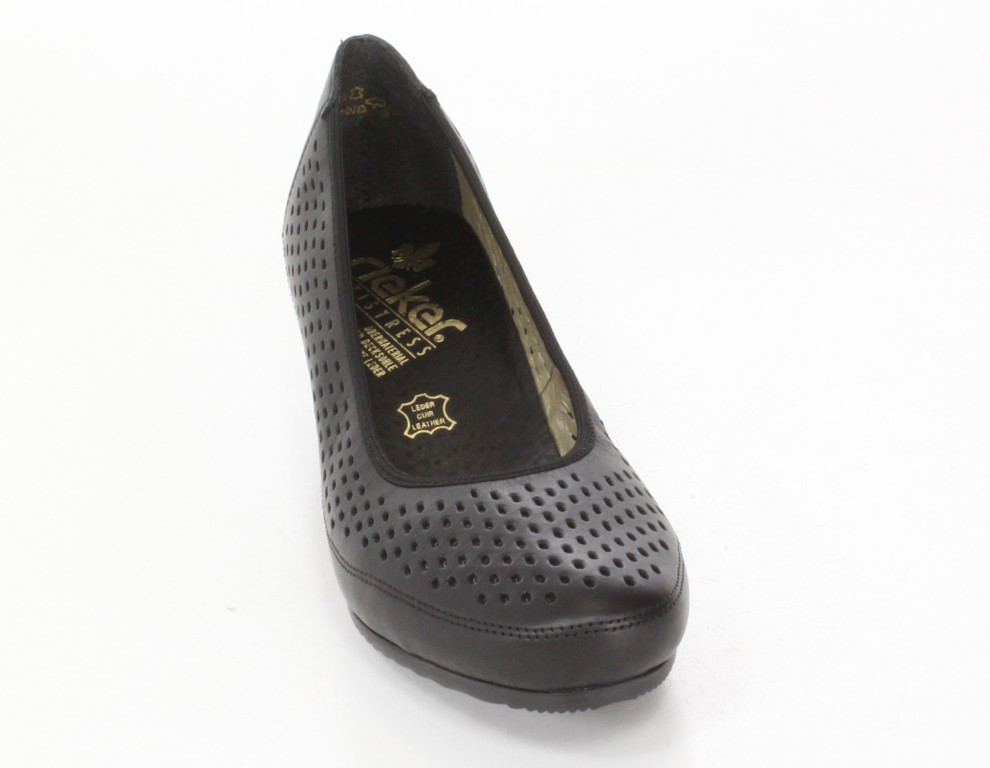 Rieker Czółenka L4765-01 Black