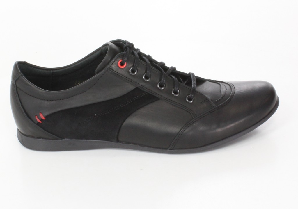 Riko Półbuty 722 Czarne Baflo