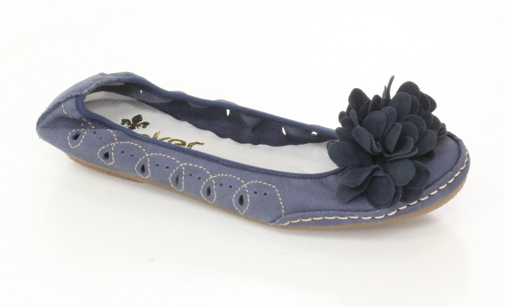Rieker Baleriny 41457-14 Blue