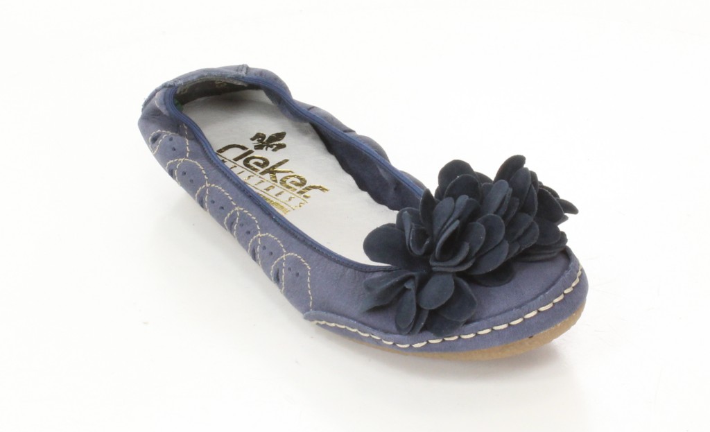 Rieker Baleriny 41457-14 Blue
