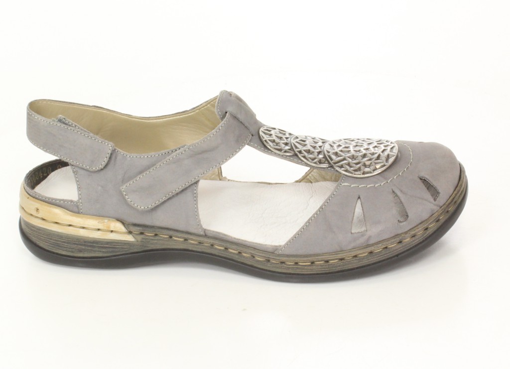 Rieker Sandały 54056-40 Grey