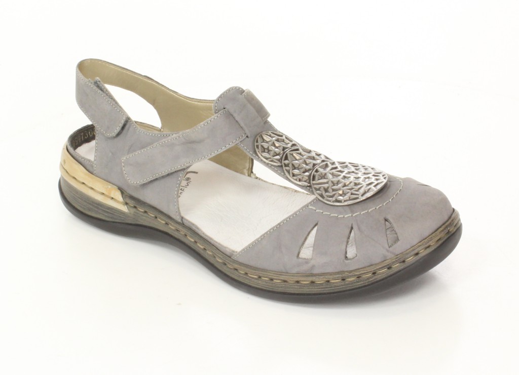 Rieker Sandały 54056-40 Grey