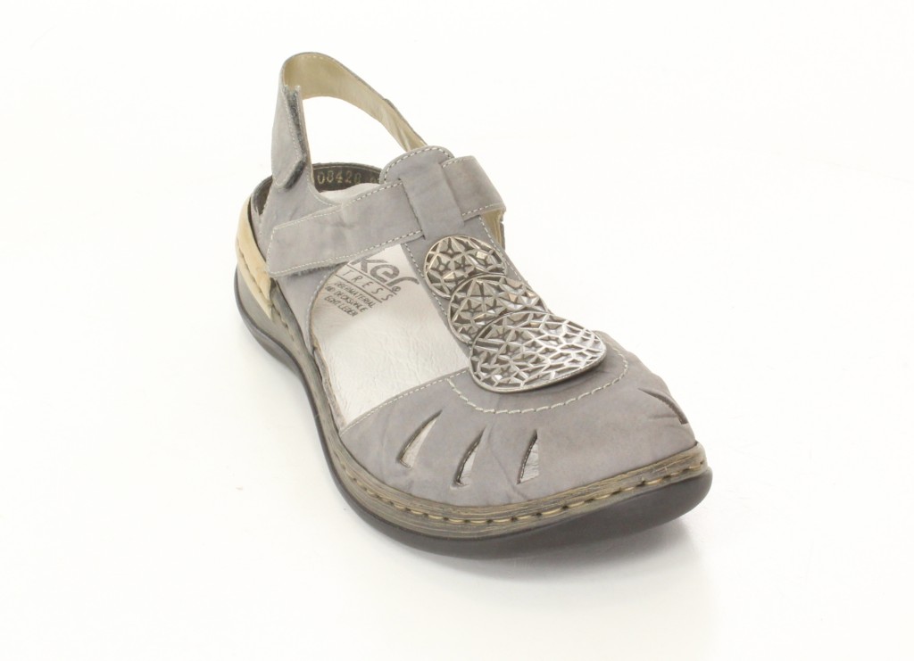 Rieker Sandały 54056-40 Grey