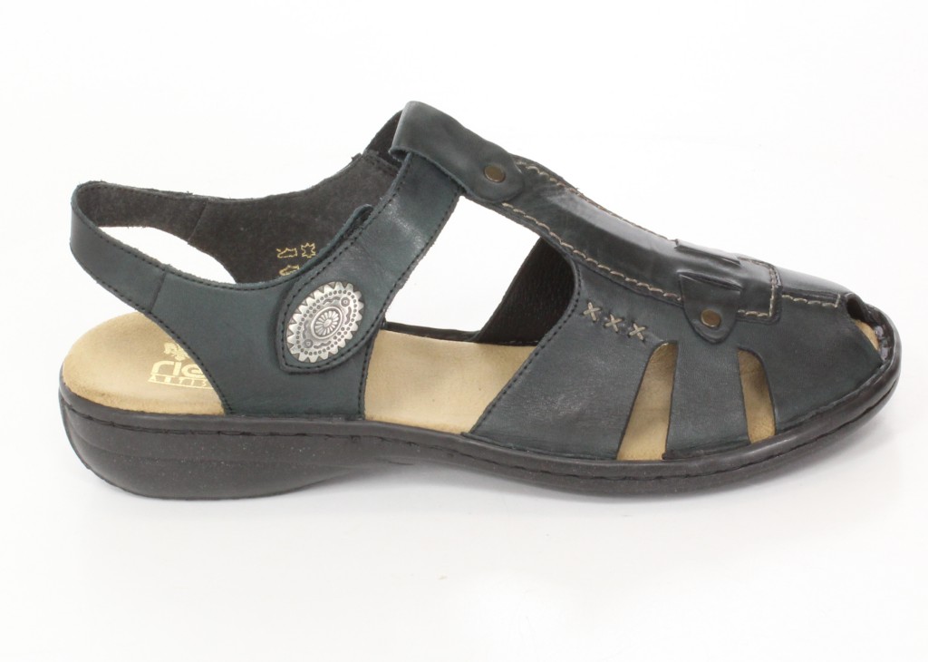 Rieker Sandały 60897-15 Blue