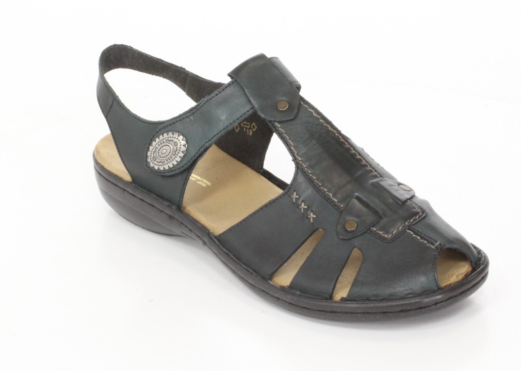 Rieker Sandały 60897-15 Blue