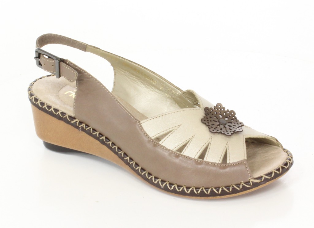 Rieker Sandały 66177-64 Beige