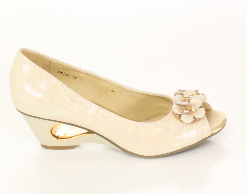 Scaviola Czółenka 3W730 Beige