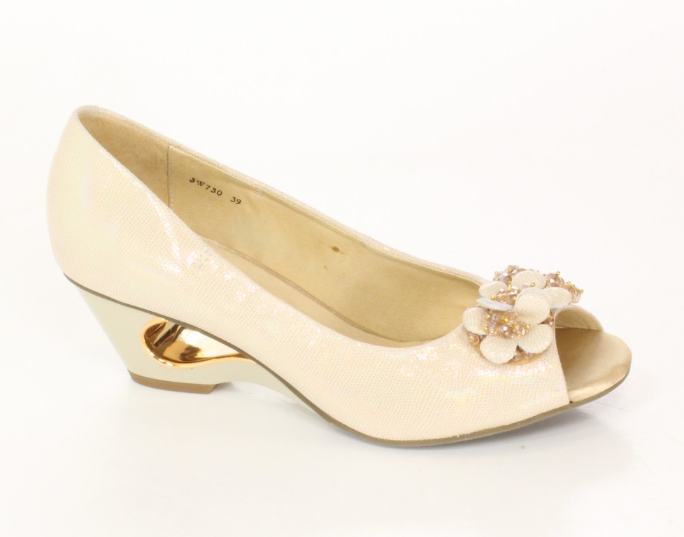 Scaviola Czółenka 3W730 Beige