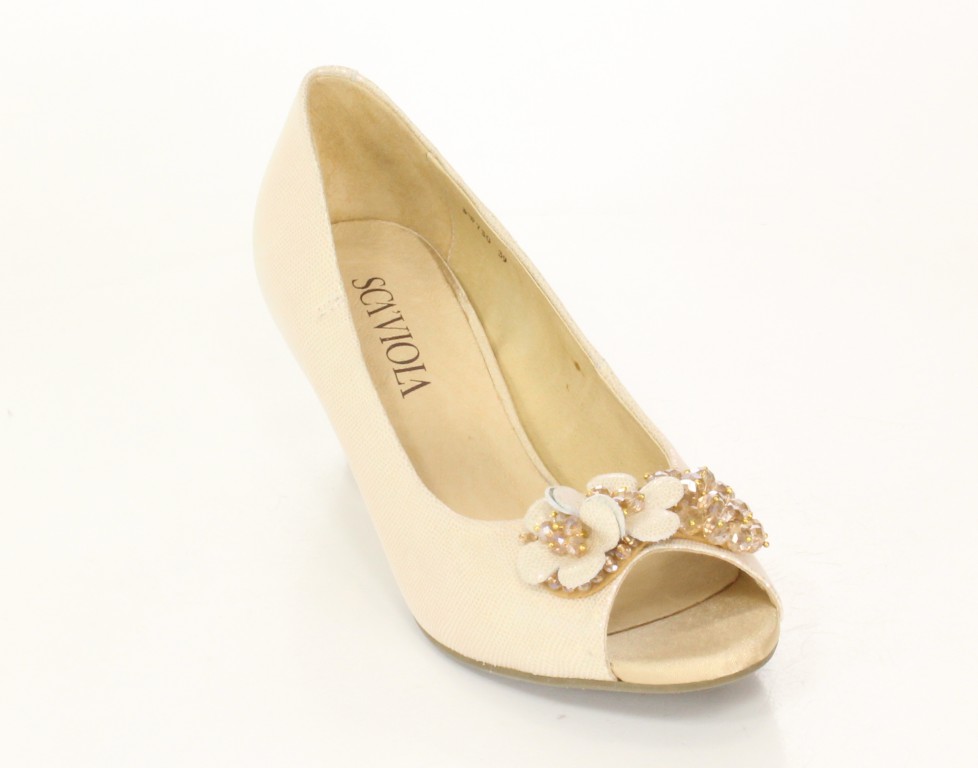 Scaviola Czółenka 3W730 Beige