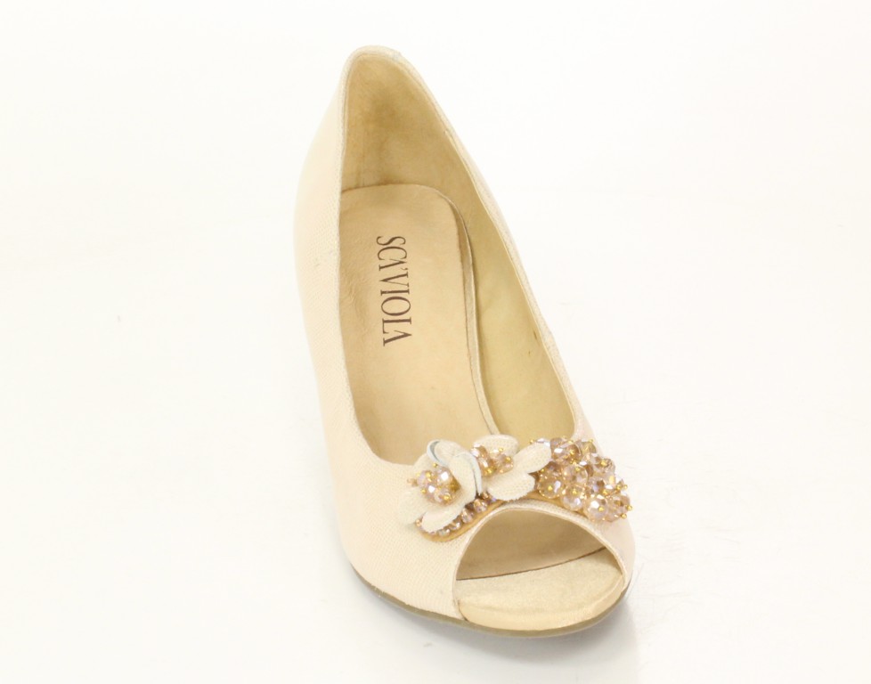 Scaviola Czółenka 3W730 Beige