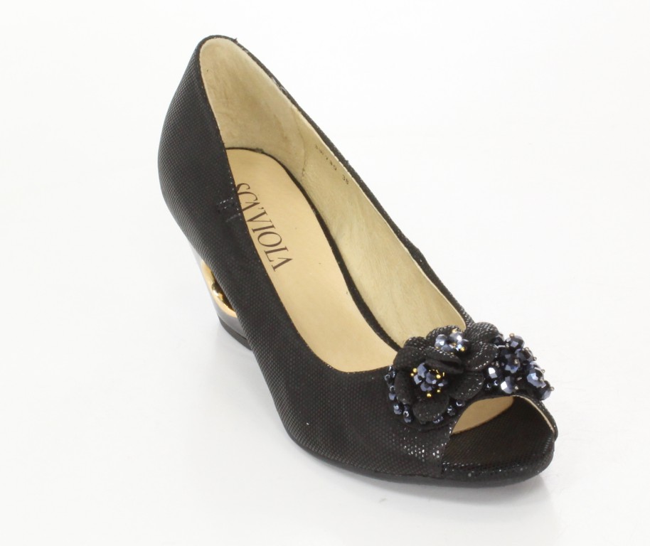 Scaviola Czółenka 3W730 Black