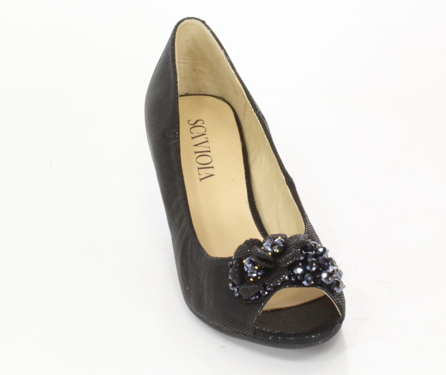 Scaviola Czółenka 3W730 Black